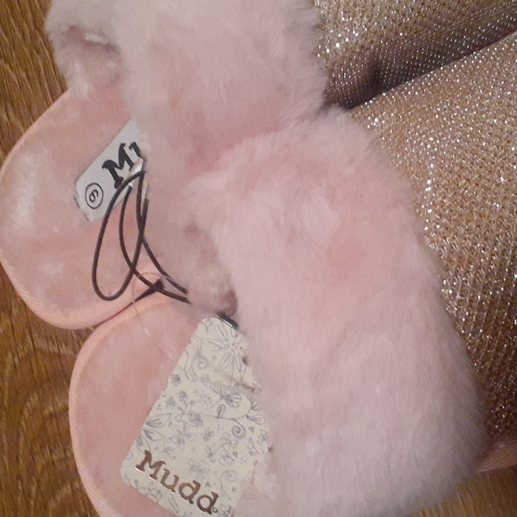 Mudd Glittery Pink Slippers Size 9 NWT - Picture 5 of 5
